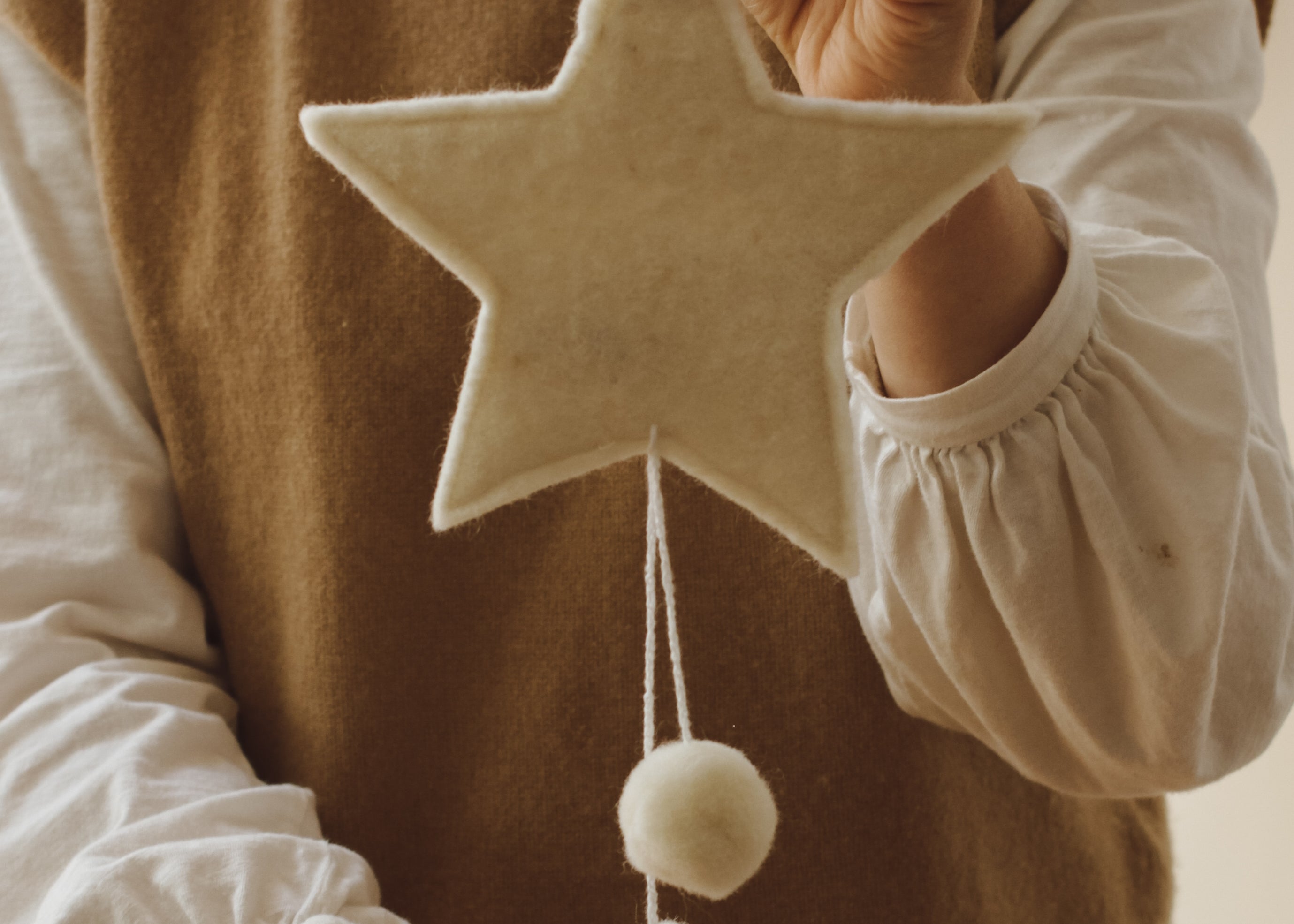 Advent Star | Natural Wool