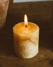 Marbled Beeswax Candle | Handmade