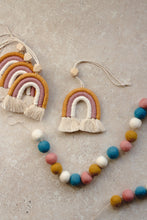 Wool Macrame Rainbow