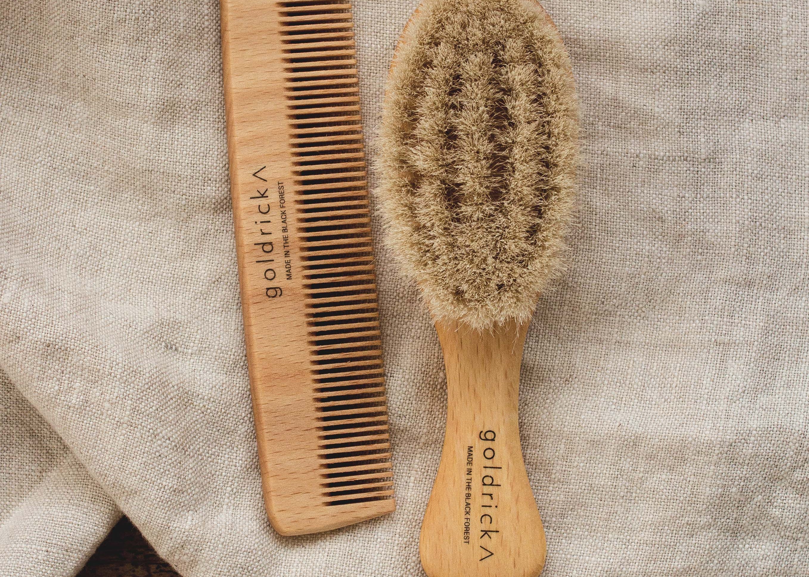 Baby Brush Set by Goldrick. Handmade Gifts, Gifting. Perfect for eco-conscious consumers.