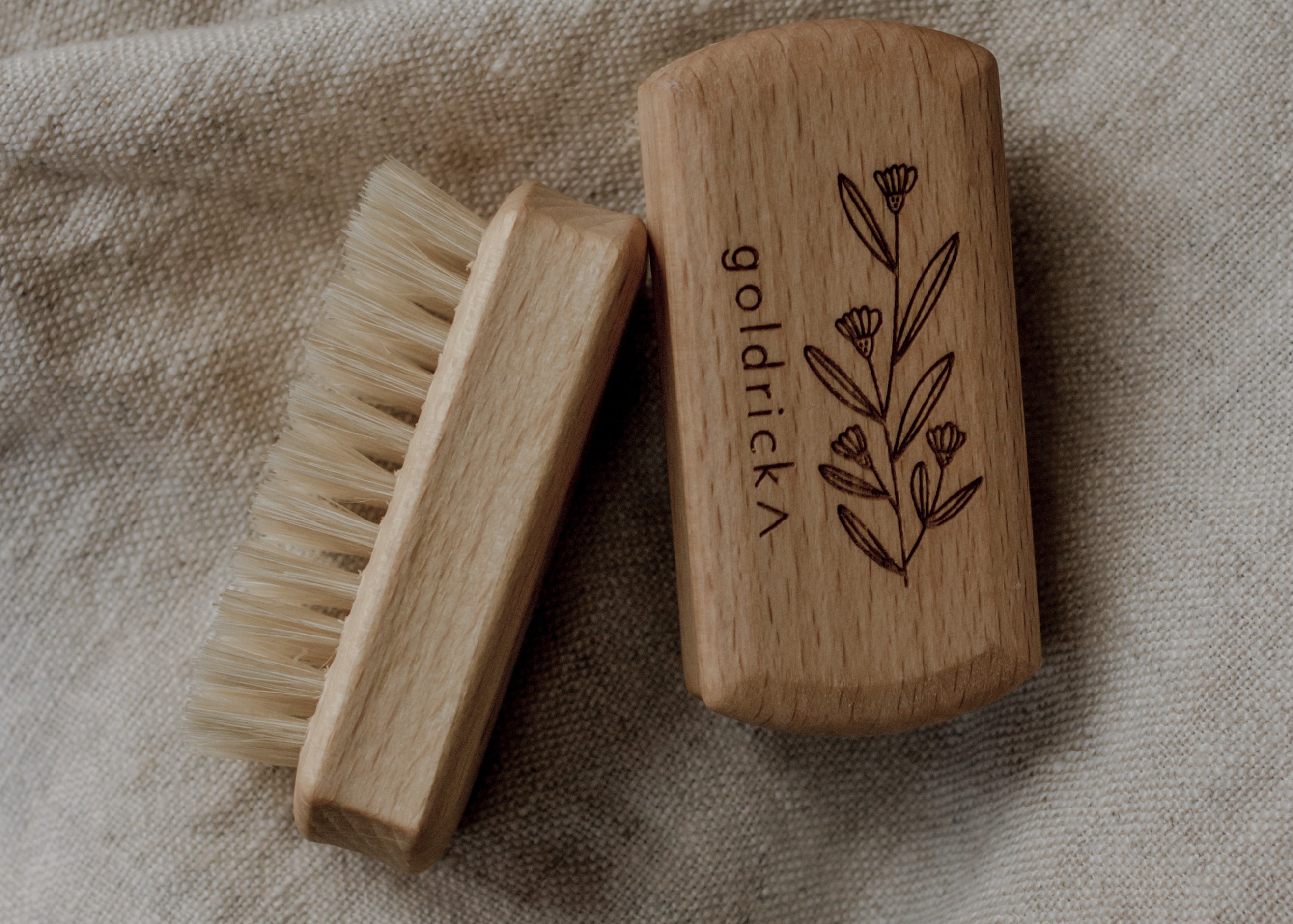 Children's Wooden Nail Brush by Goldrick. Wellness, Natural Products. Perfect for eco-conscious consumers.